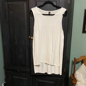 Black Label White Tank Top